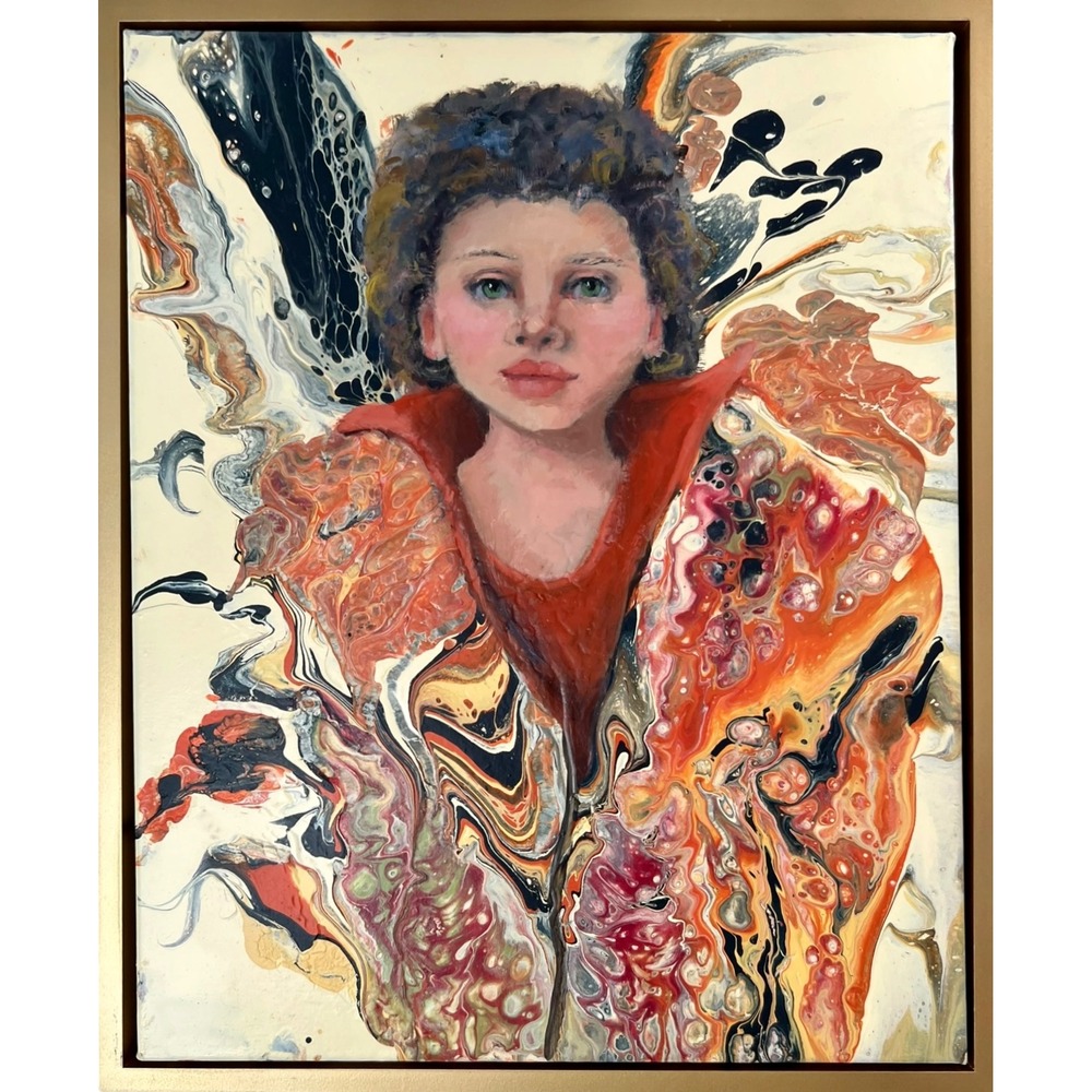 Saint With No Kingdom — Original Oil & Acrylic Portrait by Jody Scott Olson